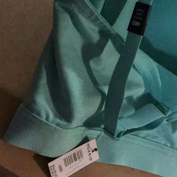 Torrid T-SHIRT LIGHTLY LINED LONGLINE HEATHER STRAIGHT BACK BRA - Picture 5 of 7